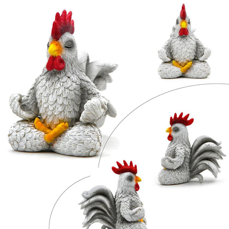 Meditation Rooster Statue Yard Art Sculpture Desktop Ornament Creative Rooster Decorative Figurine Rooster Poultry Chicken Model белый
Meditation Rooster Statue Yard Art Sculpture Desktop Ornament Creative Rooster Decorative Figurine Rooster Poultry Chicken Model белый