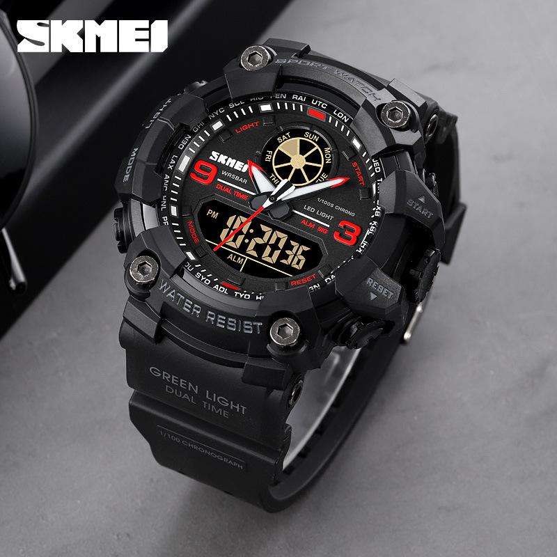 Electronic watch for male and middle school students Waterproof outdoor sports watch Fashion youth trend watch красный
Electronic watch for male and middle school students Waterproof outdoor sports watch Fashion youth trend watch красный
