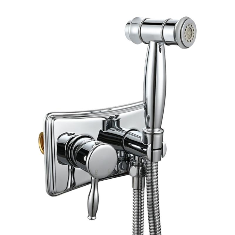 Портативная щетка, прочный ручной распылитель для биде, набор аксессуаров для туалета с регулировкой температуры воды
Портативная щетка, прочный ручной распылитель для биде, набор аксессуаров для туалета с регулировкой температуры воды