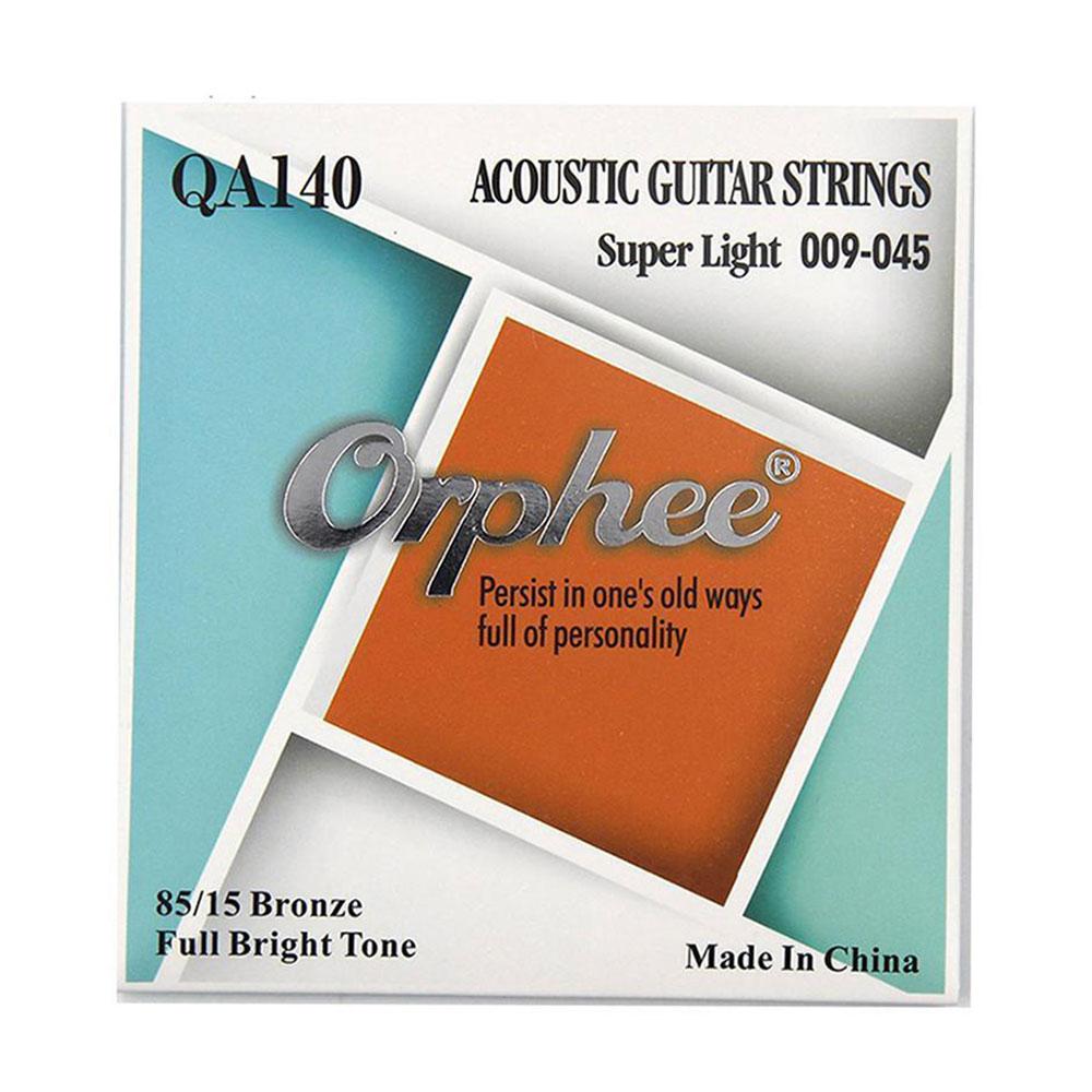 Orphee Guitar Strings Q Series Strings High Carbon Steel Hexagonal Core 85/15 Brass Precision Winding Rust Prevention
Orphee Guitar Strings Q Series Strings High Carbon Steel Hexagonal Core 85/15 Brass Precision Winding Rust Prevention