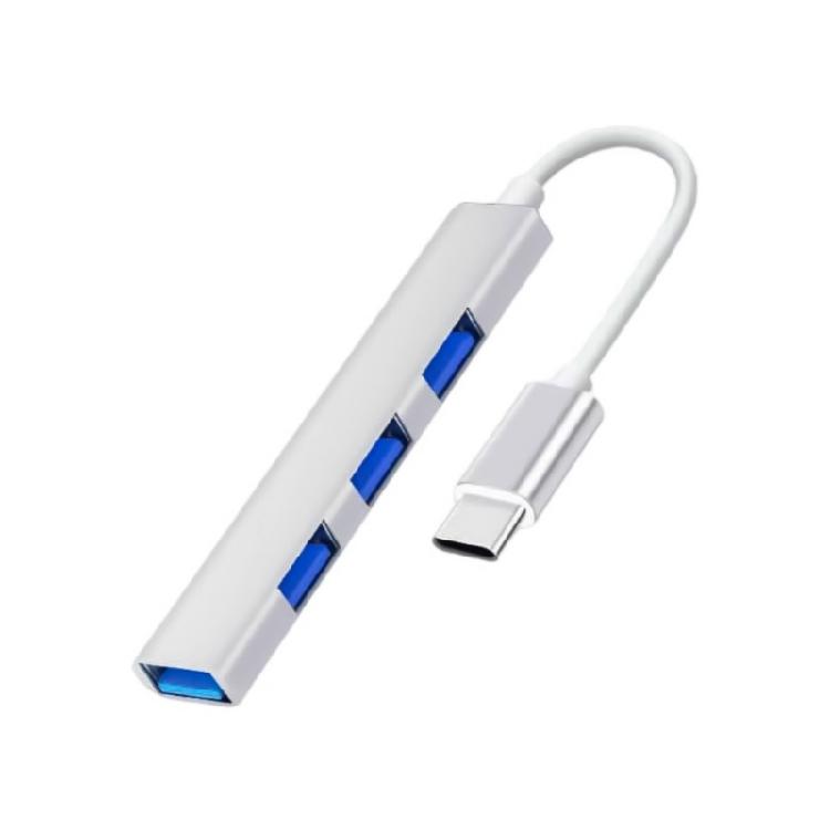 USB C Splitter Cable USB C/USB Male to 3xUSB2.0+1xUSB3.0 Data Transfer Docking Station for PC Keyboards Gaming Mouse срібний
USB C Splitter Cable USB C/USB Male to 3xUSB2.0+1xUSB3.0 Data Transfer Docking Station for PC Keyboards Gaming Mouse срібний