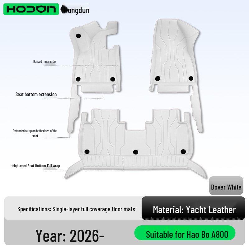Hao Bo A800 All-Inclusive Floor Mats for 26 New Model: Extended Range Car Interior Carpet Accessories Haobo A800 26 New Model
Hao Bo A800 All-Inclusive Floor Mats for 26 New Model: Extended Range Car Interior Carpet Accessories Haobo A800 26 New Model
