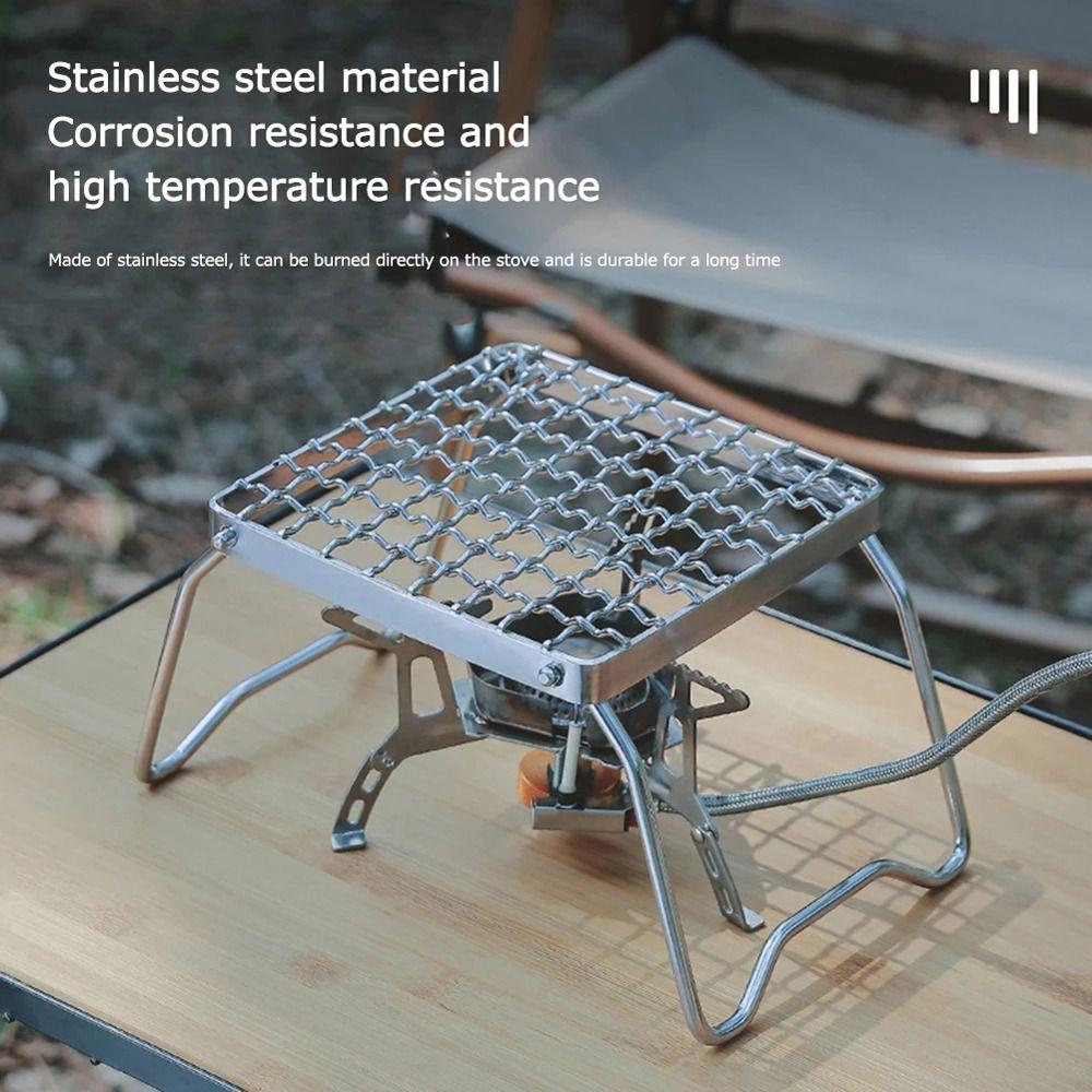 Stand Stove Bracket Campfire Stand Mini Burn-er Bracket BBQ Grill Rack Camping Grill Burn-er Stand
Stand Stove Bracket Campfire Stand Mini Burn-er Bracket BBQ Grill Rack Camping Grill Burn-er Stand