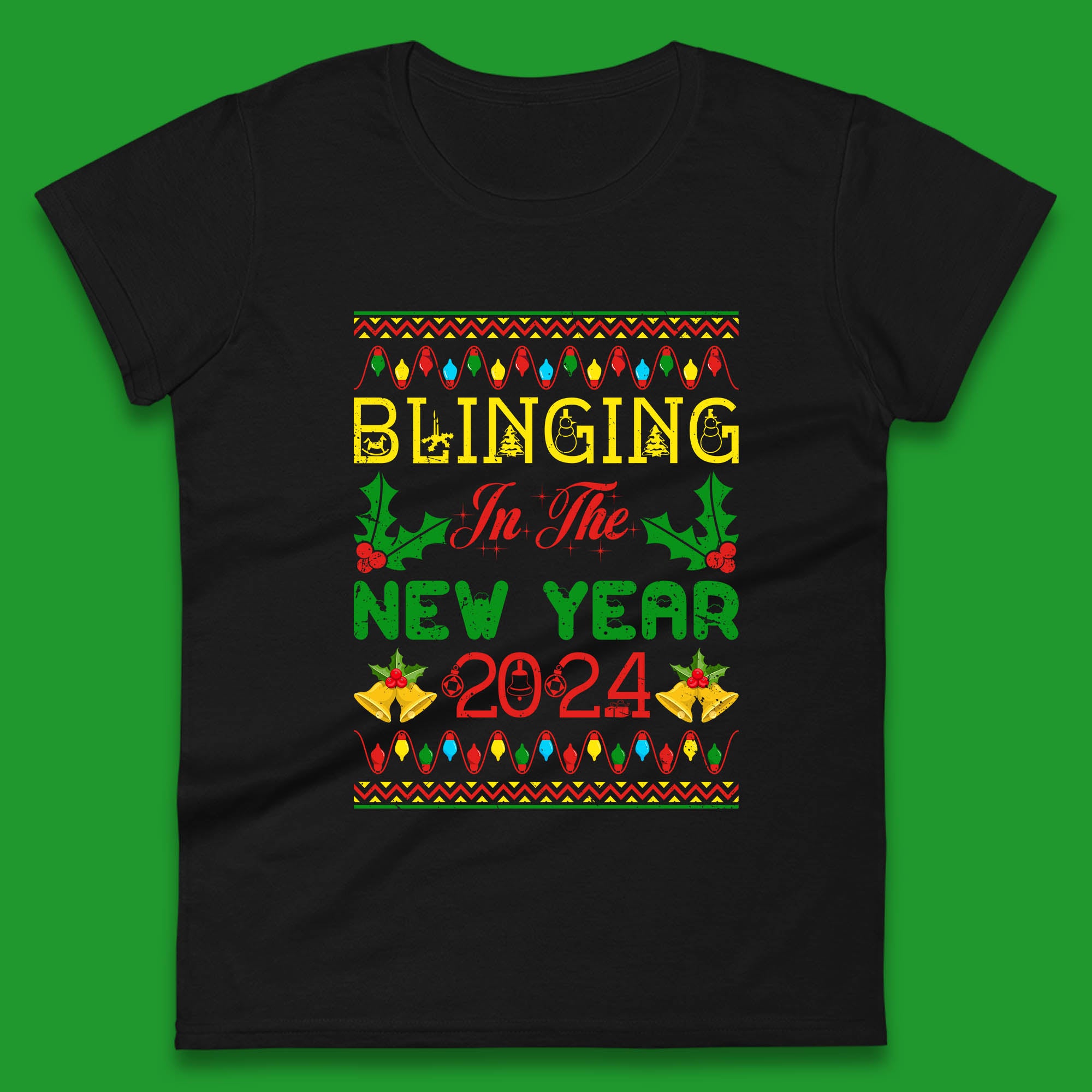 Blinging In The New Year 2024 Christmas Happy New Year Xmas Festive Celebration Womens Tee T Shirt Mens Tops Unisex Top 3XL
Blinging In The New Year 2024 Christmas Happy New Year Xmas Festive Celebration Womens Tee T Shirt Mens Tops Unisex Top 3XL