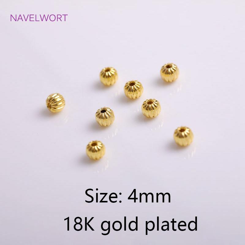 4mm 5mm 6mm Corrugated Seamless Round Stripe Beads 18K Gold Plating Brass Spacer Beads DIY Jewelry Making Accessories Wholesale 20 pieces
4mm 5mm 6mm Corrugated Seamless Round Stripe Beads 18K Gold Plating Brass Spacer Beads DIY Jewelry Making Accessories Wholesale 20 pieces