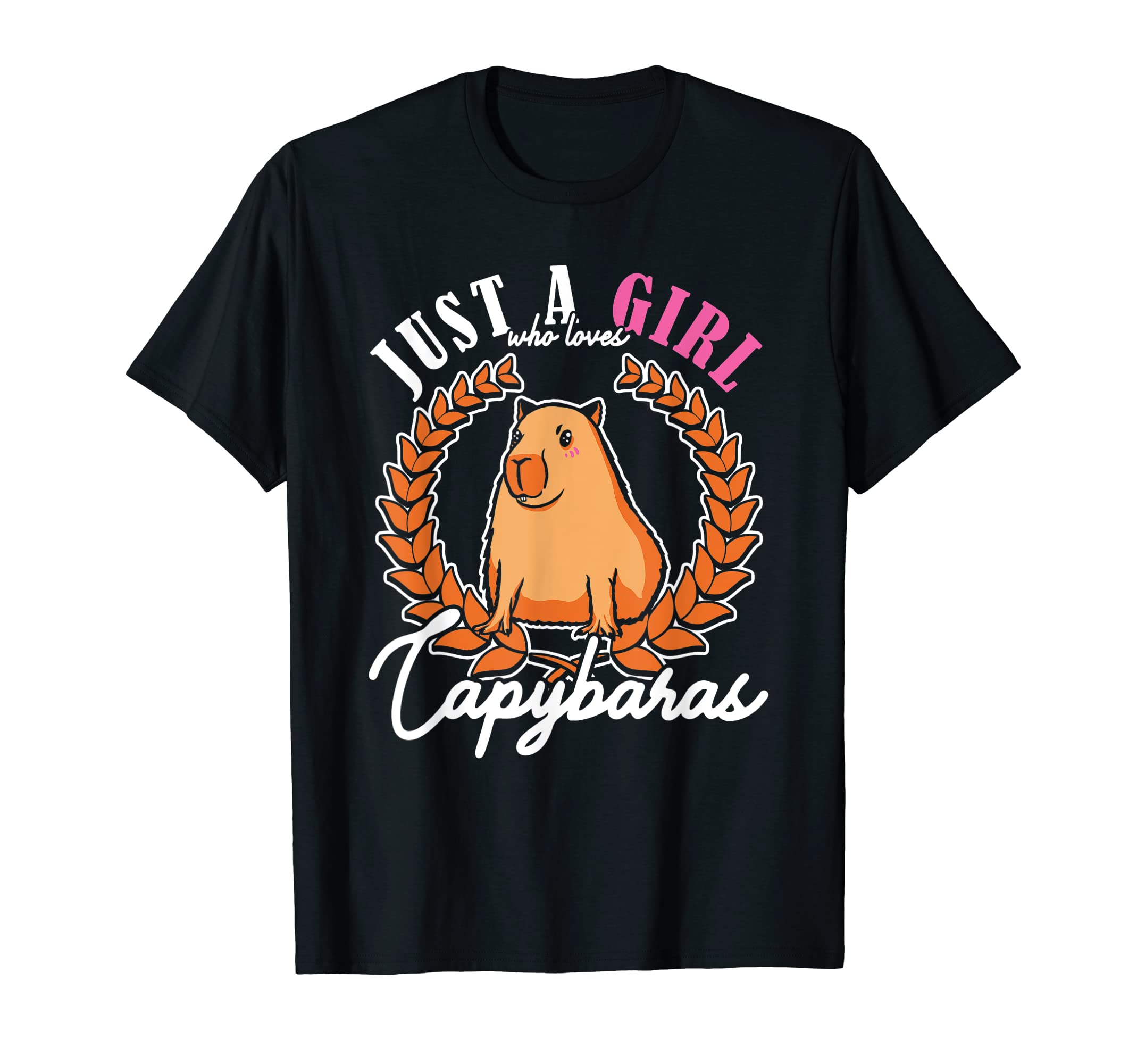 Just a girl who loves capybaras Cute capybara T-shirt
Just a girl who loves capybaras Cute capybara T-shirt