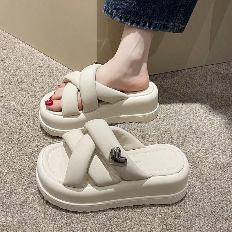 heightened thick bottom stepping on shit eva cool slippers women s summer new fashion outer wear non-slip women s home 40-41 рожевий червоний колір
heightened thick bottom stepping on shit eva cool slippers women s summer new fashion outer wear non-slip women s home 40-41 рожевий червоний колір