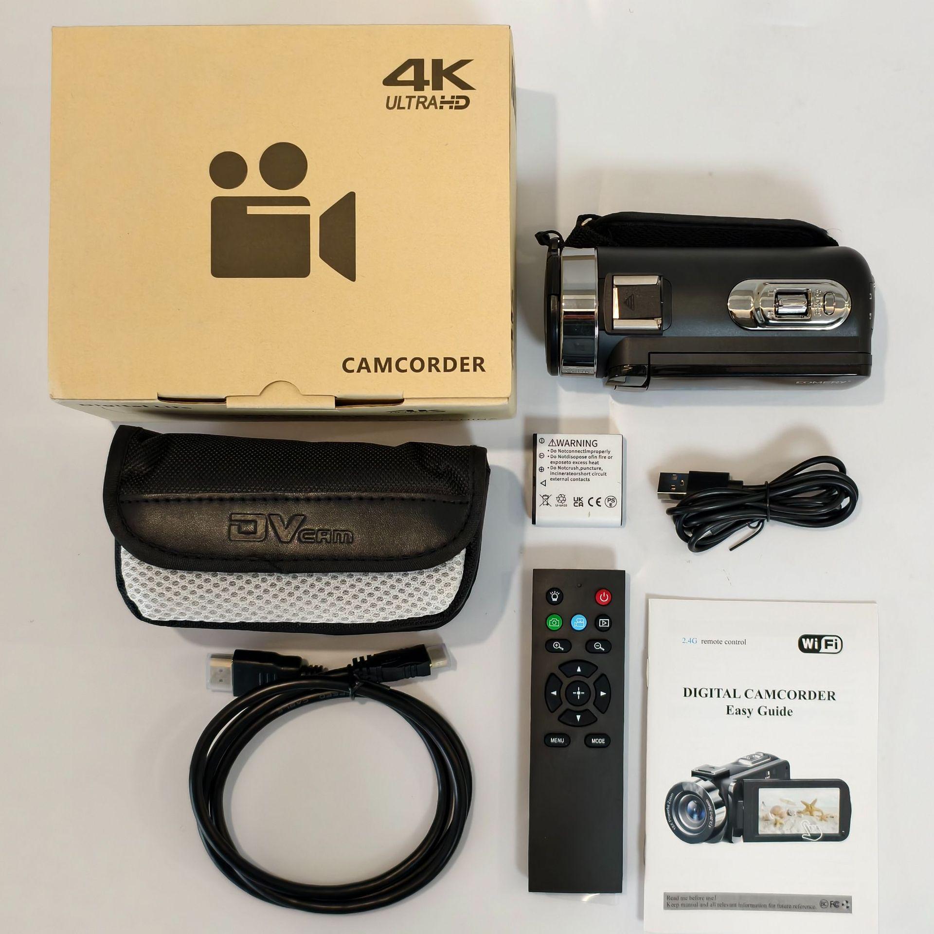 Цифрова камера 4K WiFi з сенсорним екраном HD, відеореєстратор 48 Мп
Цифрова камера 4K WiFi з сенсорним екраном HD, відеореєстратор 48 Мп