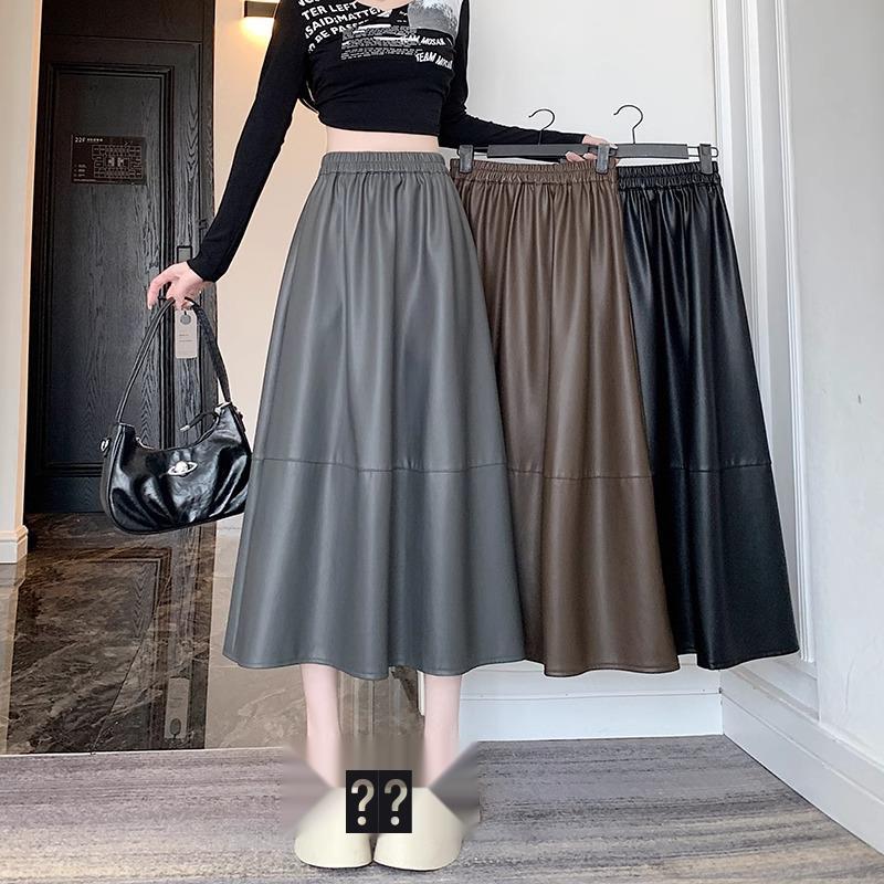 2024 Autumn/Winter New PU Leather Mid-Length Skirt - Versatile, Fashionable, Elastic Waist Umbrella Skirt for Women XL чёрный
2024 Autumn/Winter New PU Leather Mid-Length Skirt - Versatile, Fashionable, Elastic Waist Umbrella Skirt for Women XL чёрный