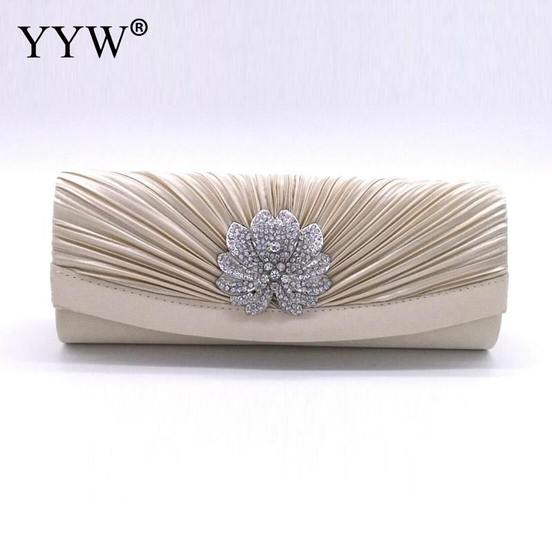 YYW Satin Pleat Clutch Bag Women 2022 Rhinestone Flowers Evening Party Bags Sling Shoulder Bags Female Wedding Purse Sac A Main абрикосовий
YYW Satin Pleat Clutch Bag Women 2022 Rhinestone Flowers Evening Party Bags Sling Shoulder Bags Female Wedding Purse Sac A Main абрикосовий