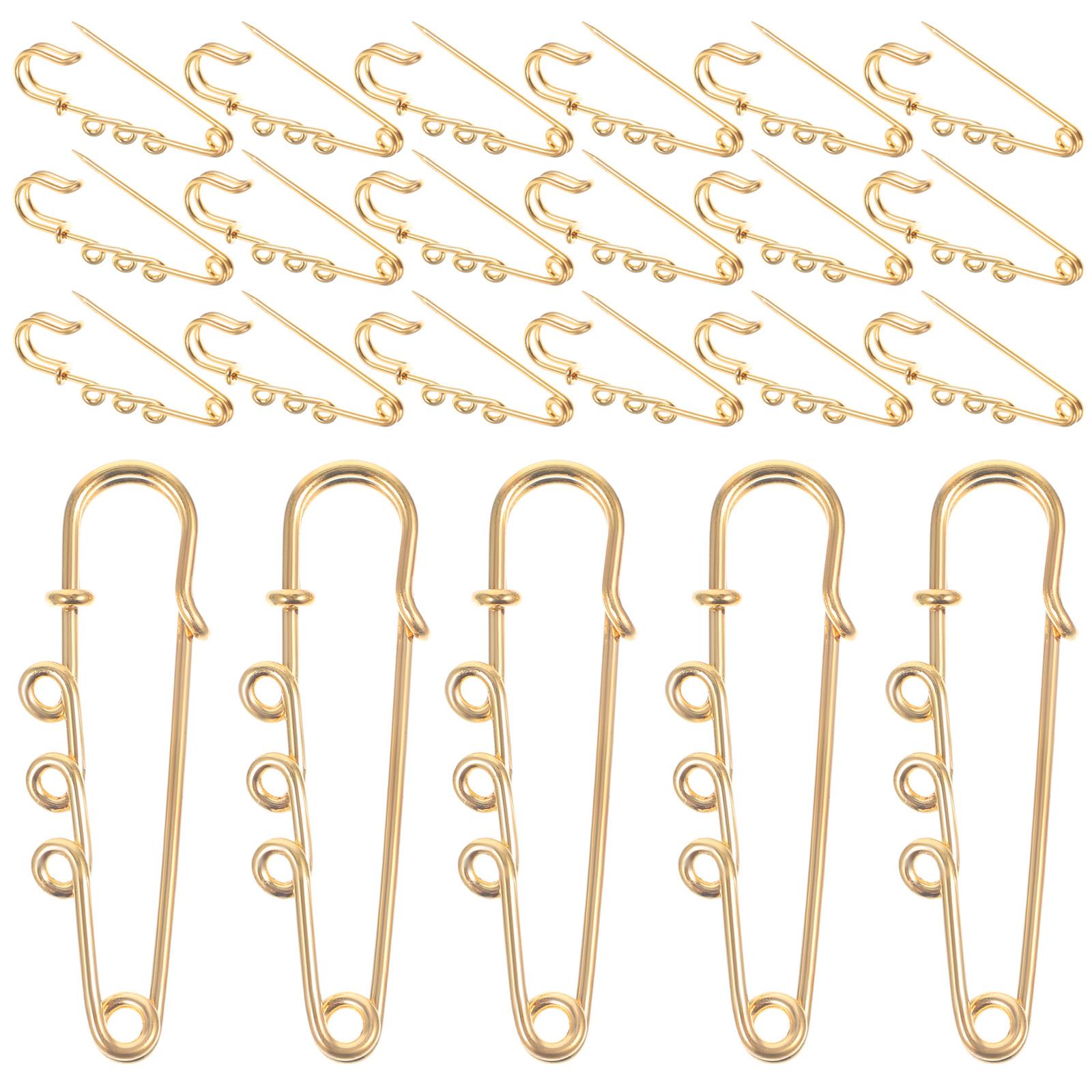 50pcs Safety Pins Alloy Brooch Findings With Holes For Diy Crafts Metal Pin Needles Blanket Scarf Clothing Fixing Clip Brooch золотистий
50pcs Safety Pins Alloy Brooch Findings With Holes For Diy Crafts Metal Pin Needles Blanket Scarf Clothing Fixing Clip Brooch золотистий