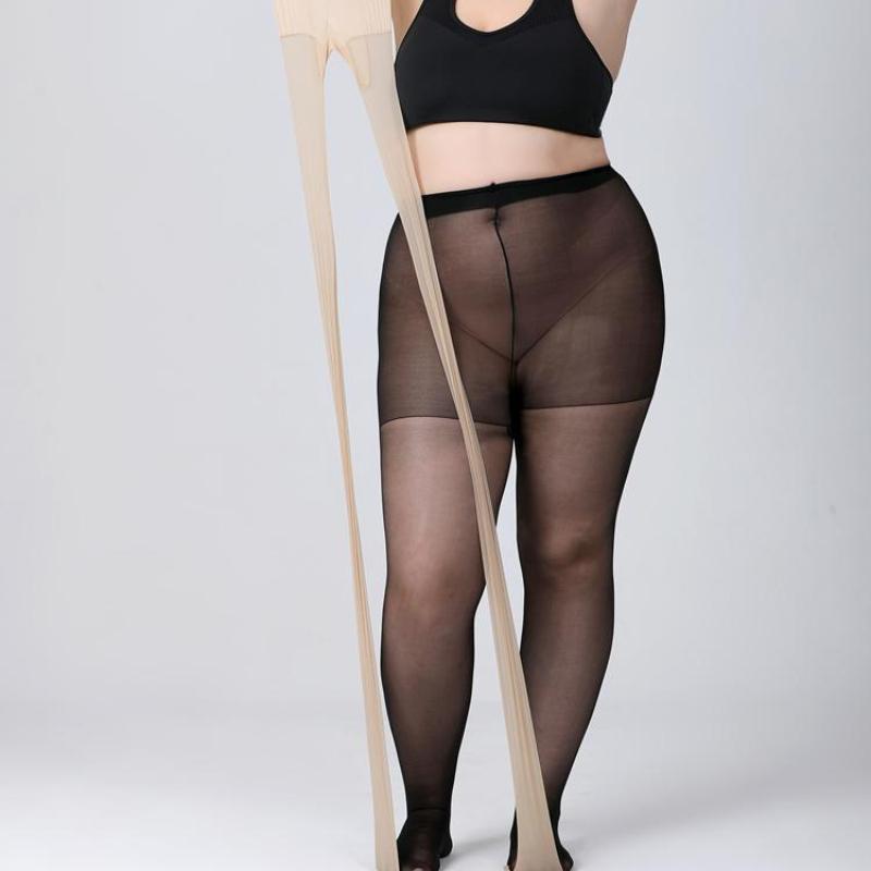 Anti - run Black & Flesh - colored Summer - thin Pantyhose, Plus Size & Extra - long One Size
Anti - run Black & Flesh - colored Summer - thin Pantyhose, Plus Size & Extra - long One Size