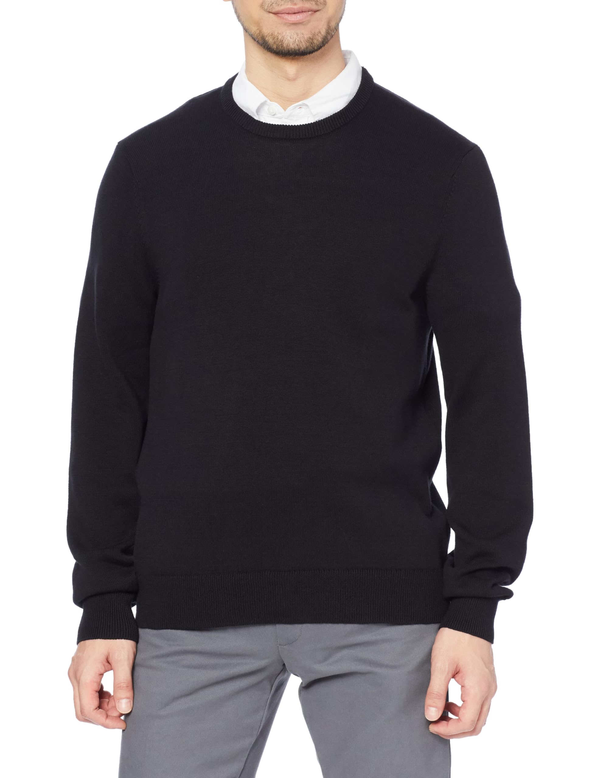 Amazon Essentials Men s Crew Neck Sweater, 100% Cotton, Long Sleeve, Black, Size XL
Amazon Essentials Men s Crew Neck Sweater, 100% Cotton, Long Sleeve, Black, Size XL