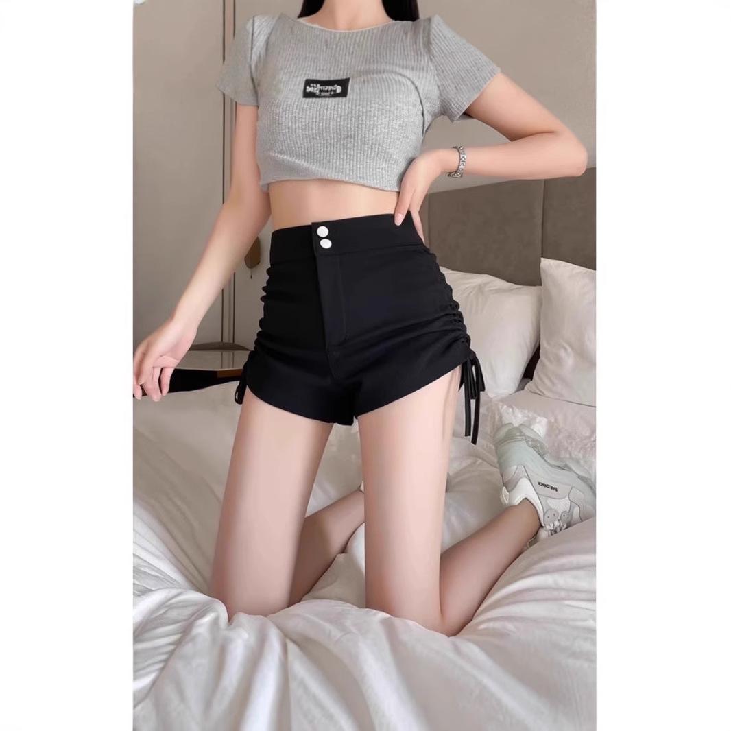 High Waist Slimming Pear-Shaped Drawstring Shorts - Women s Plus Size Black Hot Pants for Spring 3XL чорний
High Waist Slimming Pear-Shaped Drawstring Shorts - Women s Plus Size Black Hot Pants for Spring 3XL чорний