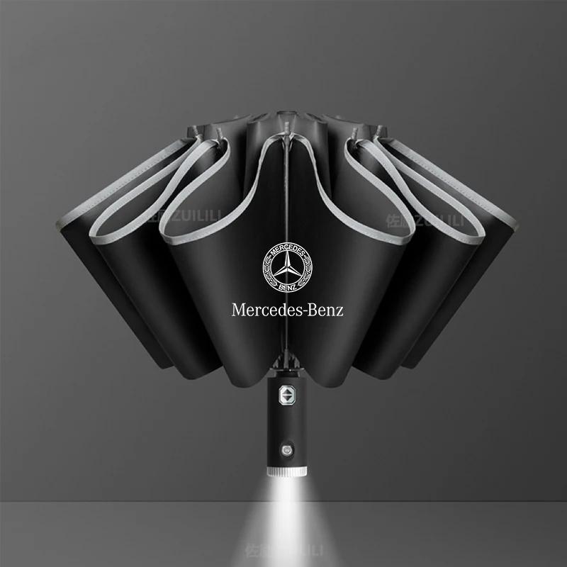 Mercedes Benz A B C E S Class AMG GLA GLB GLC GLE CLA CLS SLC GLS GLK SLK Vito Car Automatic Folding Windproof Sunshade Umbrella чёрный
Mercedes Benz A B C E S Class AMG GLA GLB GLC GLE CLA CLS SLC GLS GLK SLK Vito Car Automatic Folding Windproof Sunshade Umbrella чёрный