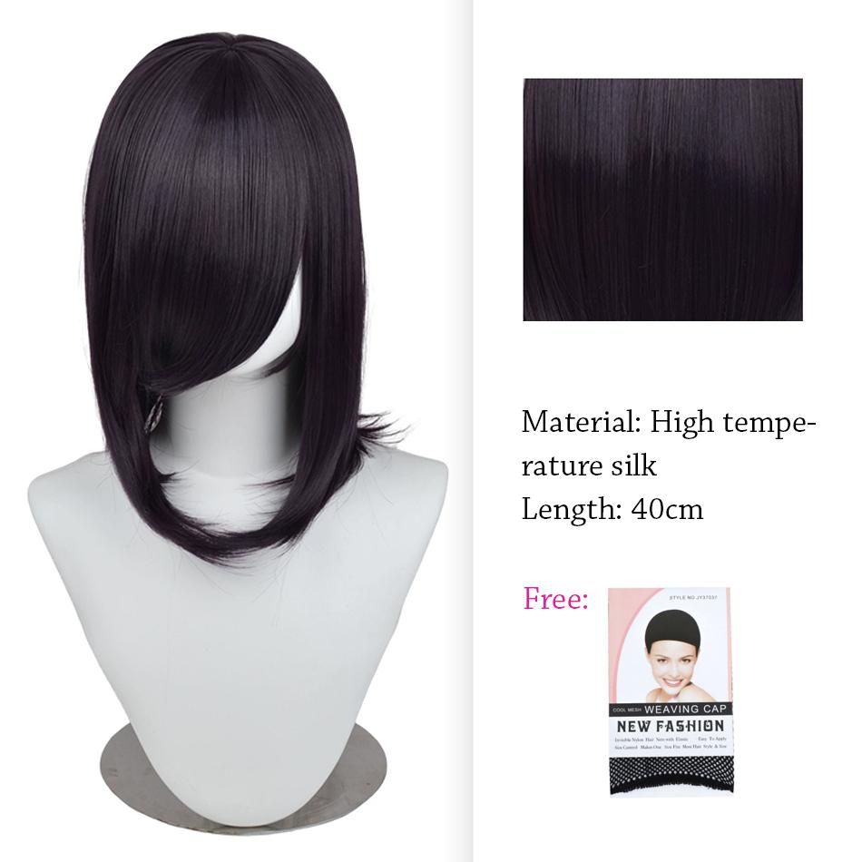 40cm Anime Synthetic White Purple Cosplay Wigs Short Green Hair Straight Silver Wig Pink Hairpiece Short Wig with Bangs
40cm Anime Synthetic White Purple Cosplay Wigs Short Green Hair Straight Silver Wig Pink Hairpiece Short Wig with Bangs
