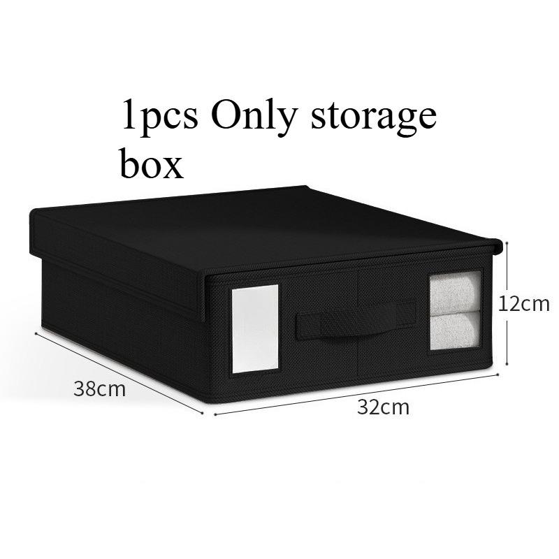 1/2pcs Bed Sheet Storage Box Multifunctional Storage Box Wardrobe Organization Box Suitable for Home Storage of Clothes чорний
1/2pcs Bed Sheet Storage Box Multifunctional Storage Box Wardrobe Organization Box Suitable for Home Storage of Clothes чорний