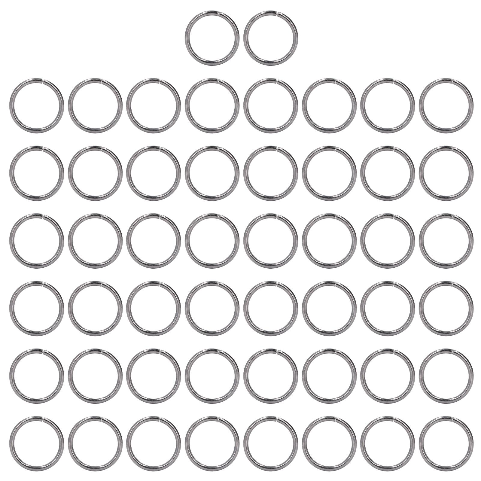 50Pcs Metal Rings Sturdy Rustproof Exquisite Wide Application Metal O Rings for Clothes Bag Backpack
50Pcs Metal Rings Sturdy Rustproof Exquisite Wide Application Metal O Rings for Clothes Bag Backpack