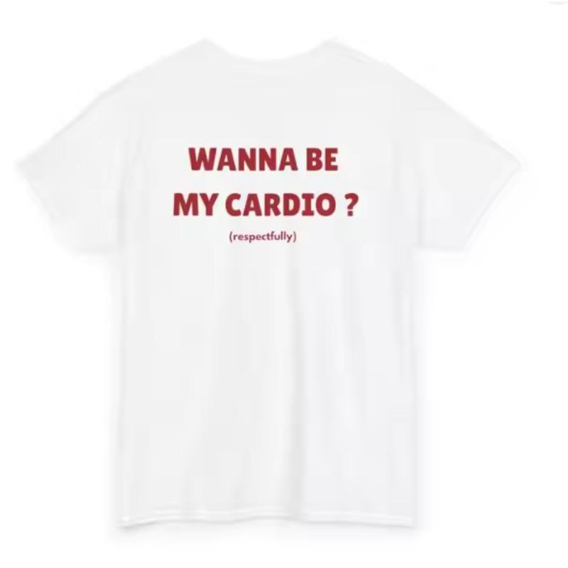Humorous Cardio Pun Slogan TShirt DoubleEntendre Phrase Casual Minimalist Style Light Social Humor EleUnisext S
Humorous Cardio Pun Slogan TShirt DoubleEntendre Phrase Casual Minimalist Style Light Social Humor EleUnisext S