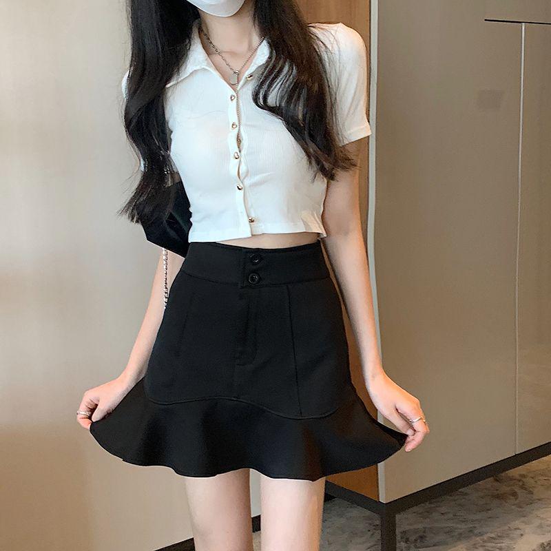 2024 Plus Size High Waist Fishtail Midi Skirt for Women - Anti-Exposure, Petite A-Line Bodycon XL чёрный
2024 Plus Size High Waist Fishtail Midi Skirt for Women - Anti-Exposure, Petite A-Line Bodycon XL чёрный