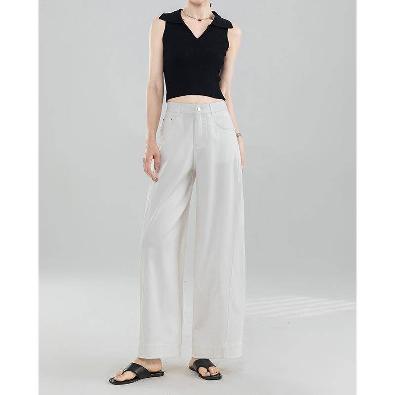 Slack White Three-proof Denim Banana Pants for Women In Summer New Wide-leg Pants High-waisted Scimitar Pants 2XL білий
Slack White Three-proof Denim Banana Pants for Women In Summer New Wide-leg Pants High-waisted Scimitar Pants 2XL білий