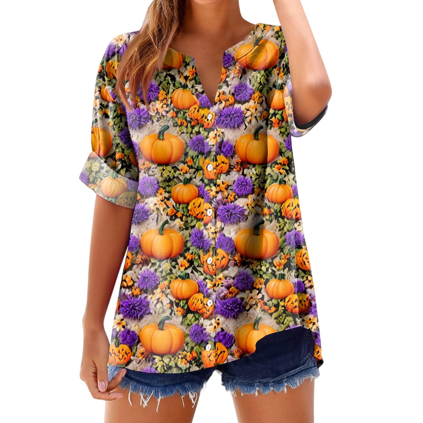 Женская модная, повседневная, удобная, свободного кроя футболка с принтом на Хэллоуин S
Женская модная, повседневная, удобная, свободного кроя футболка с принтом на Хэллоуин S