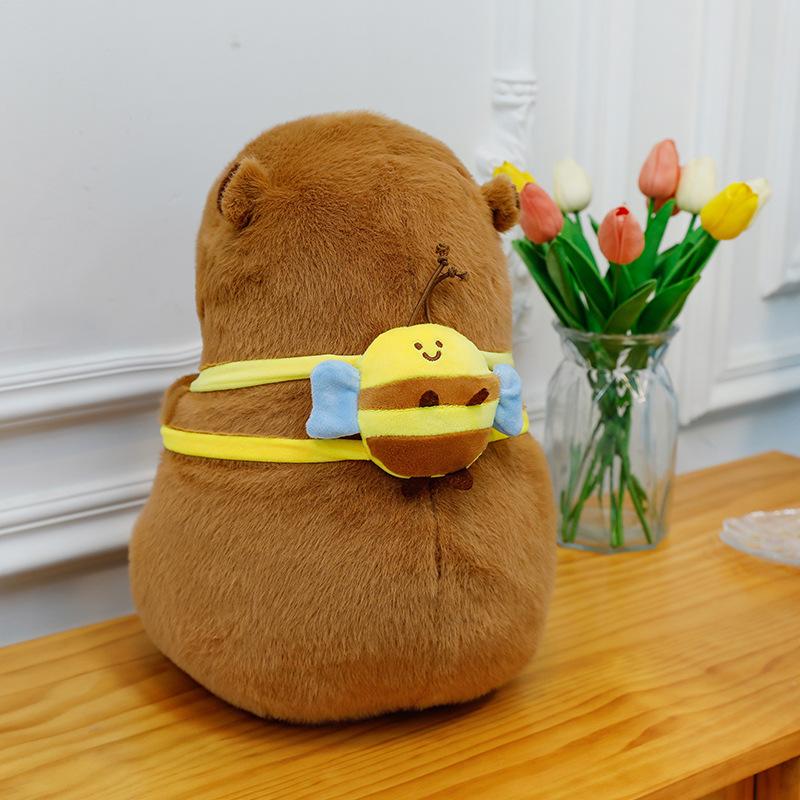 Internet celebrity kapibara plush toy bee capybara doll backpack mouse doll throw pillow birthday gift 30 cm about 0.3kg
Internet celebrity kapibara plush toy bee capybara doll backpack mouse doll throw pillow birthday gift 30 cm about 0.3kg