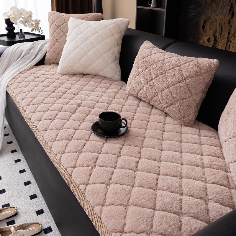 2026 Plush Thickened Rabbit Fur Sofa Cushion - Winter Warm, Straight Row Sofa Cover 50x50cm
2026 Plush Thickened Rabbit Fur Sofa Cushion - Winter Warm, Straight Row Sofa Cover 50x50cm
