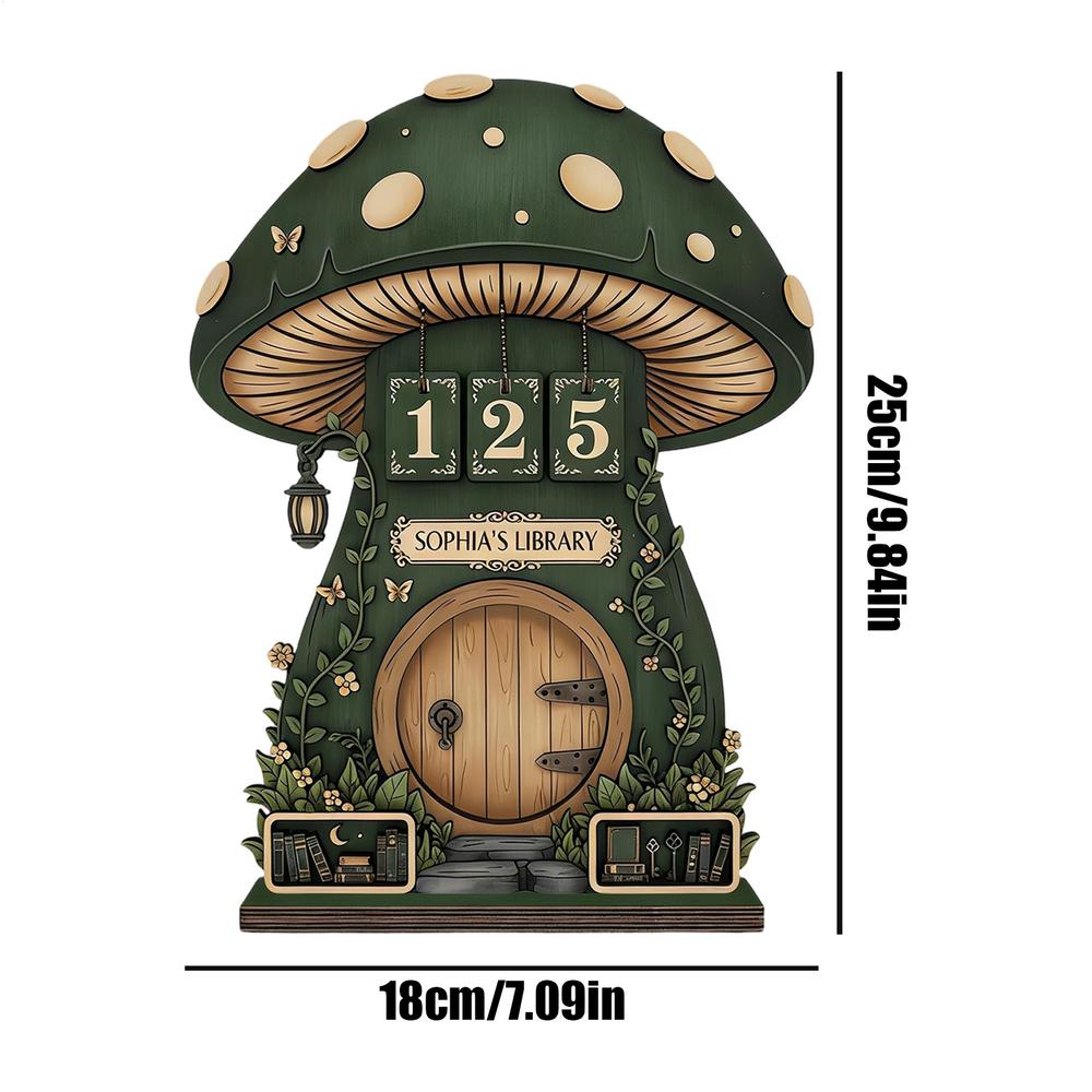 Book Tracker Sign Mushroom Shape Wooden Bookshelf Decoration Books Read This Year Counter for Men Women Boys Girls Youth Teens зелений
Book Tracker Sign Mushroom Shape Wooden Bookshelf Decoration Books Read This Year Counter for Men Women Boys Girls Youth Teens зелений