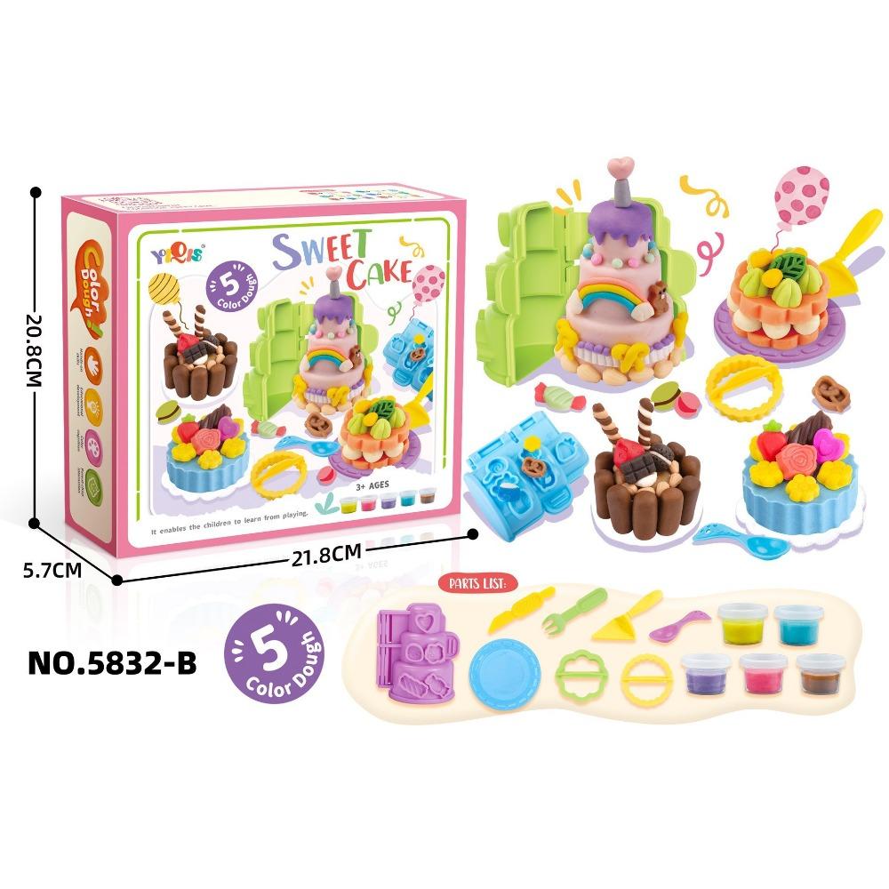 1SET creative DIY play house sushi colored mud ice cream cake dessert simulation food handmade toy set
1SET creative DIY play house sushi colored mud ice cream cake dessert simulation food handmade toy set