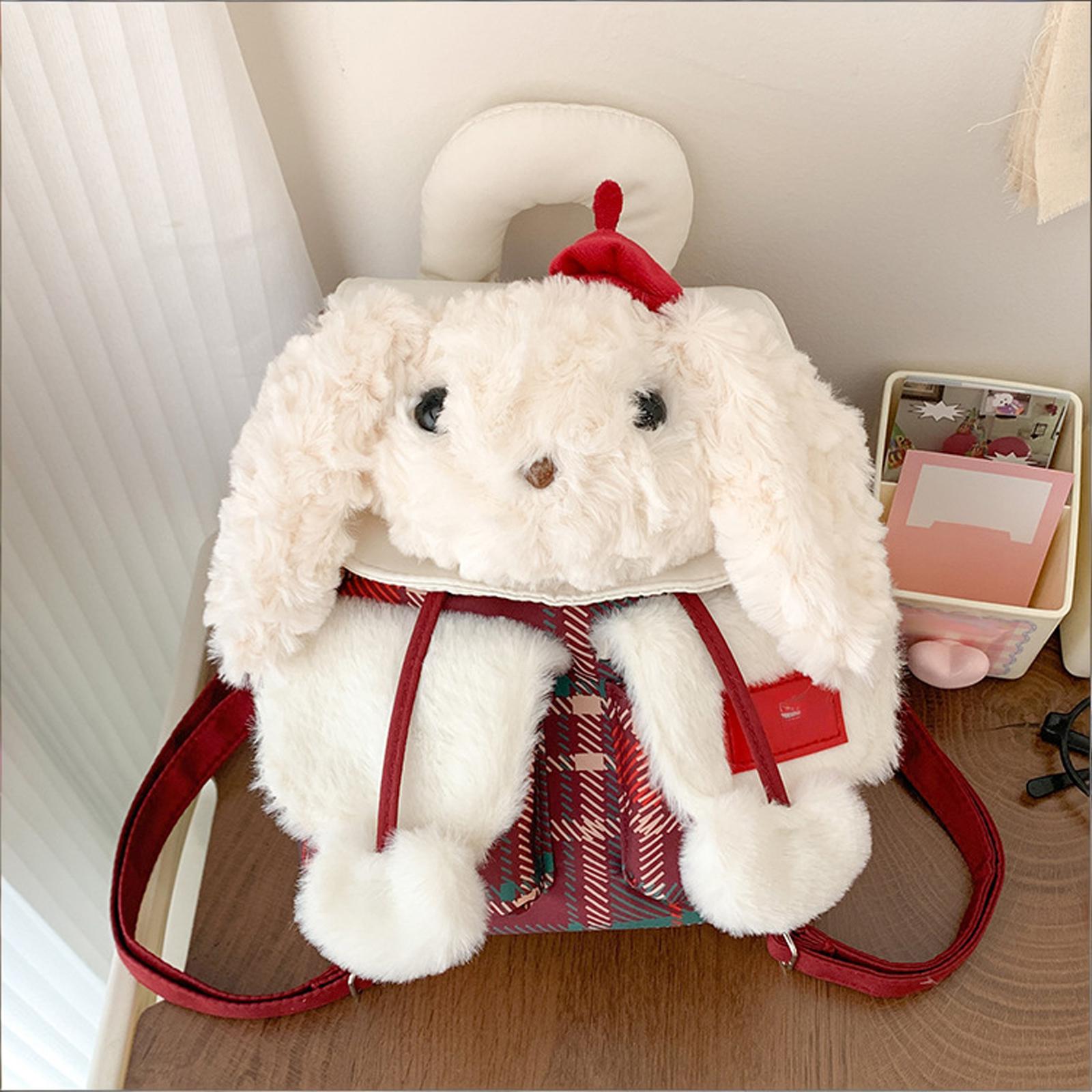 Cartoon Plush Backpack, Cute Animal Doll Bag, A Stylish Backpack For Girls For Everyday Use And Commuting One Size
Cartoon Plush Backpack, Cute Animal Doll Bag, A Stylish Backpack For Girls For Everyday Use And Commuting One Size