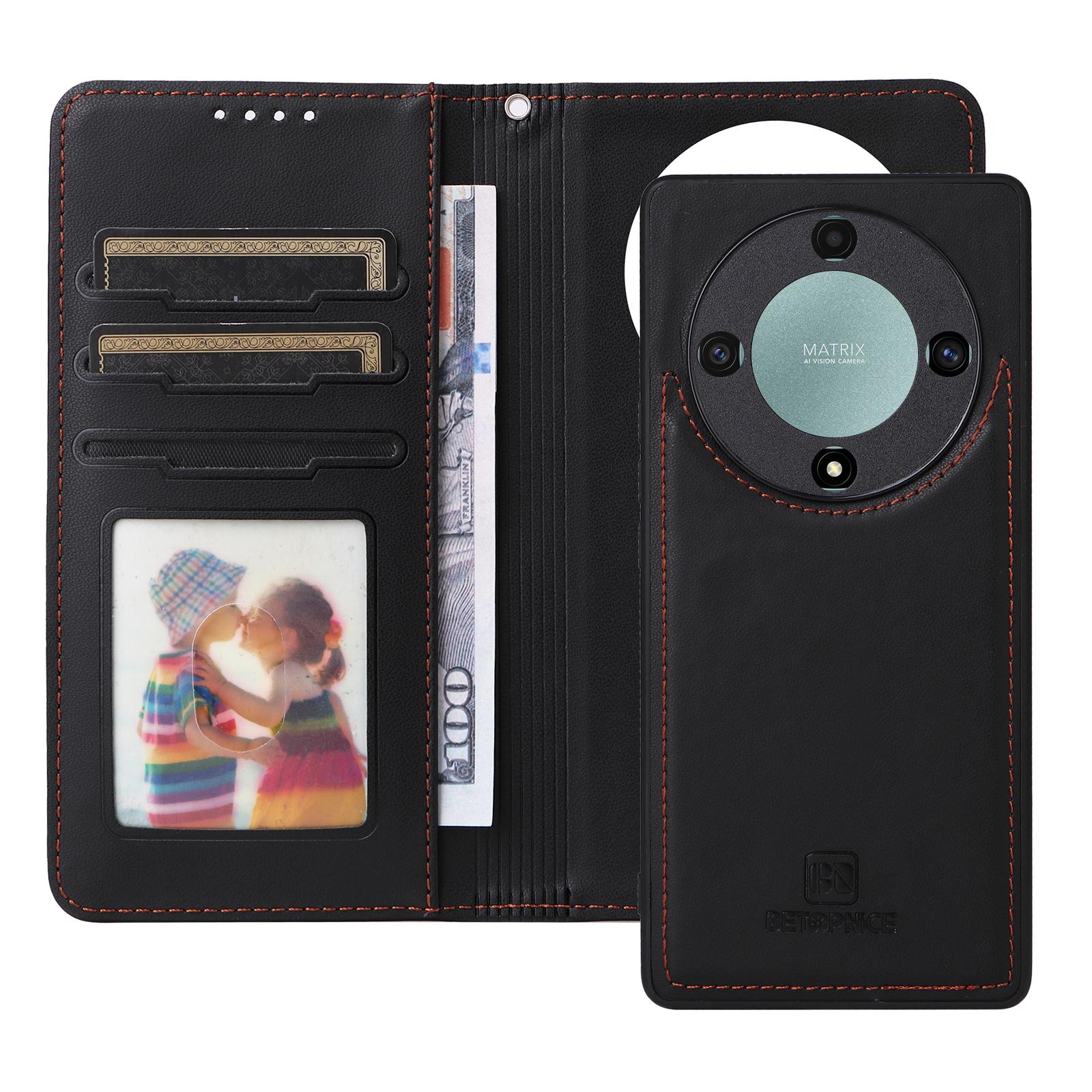 For Honor X9a 5G/X40 5G/Magic5 Lite 5G Magnetic Case BETOPNICE Detachable PU Leather Phone Cover with Strap Black
For Honor X9a 5G/X40 5G/Magic5 Lite 5G Magnetic Case BETOPNICE Detachable PU Leather Phone Cover with Strap Black