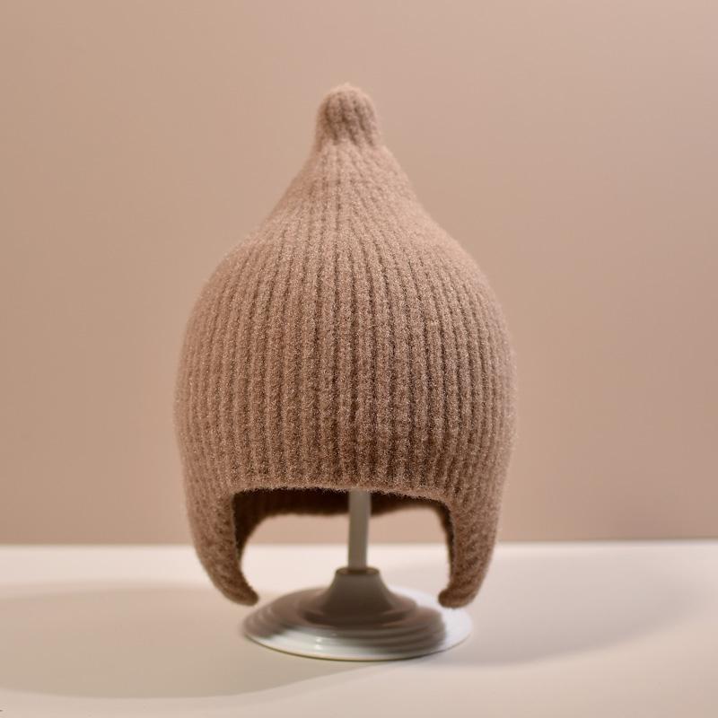 Зимняя Осенняя Детская Теплая Вязаная Шапка Ветрозащитная Шапка