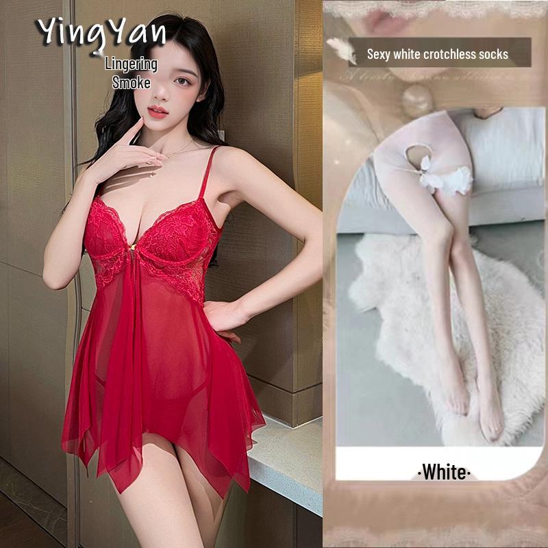 Соблазнительный кружевной комплект ночной сорочки с подвязками Yingyan с косточками пуш-ап One Size (80-130 lbs)
Соблазнительный кружевной комплект ночной сорочки с подвязками Yingyan с косточками пуш-ап One Size (80-130 lbs)