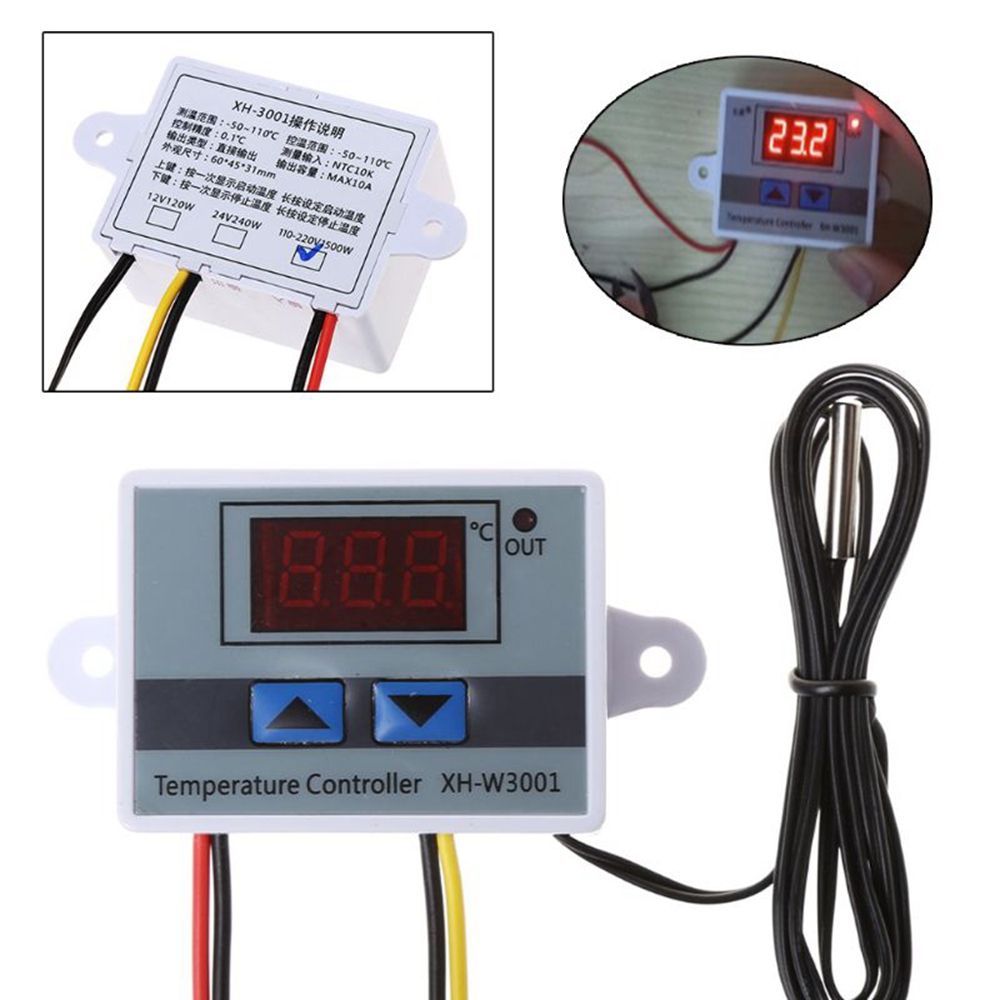 Digital Switch Probe Microcomputer Controller Temperature Controller Thermostat Incubator Control 1
Digital Switch Probe Microcomputer Controller Temperature Controller Thermostat Incubator Control 1