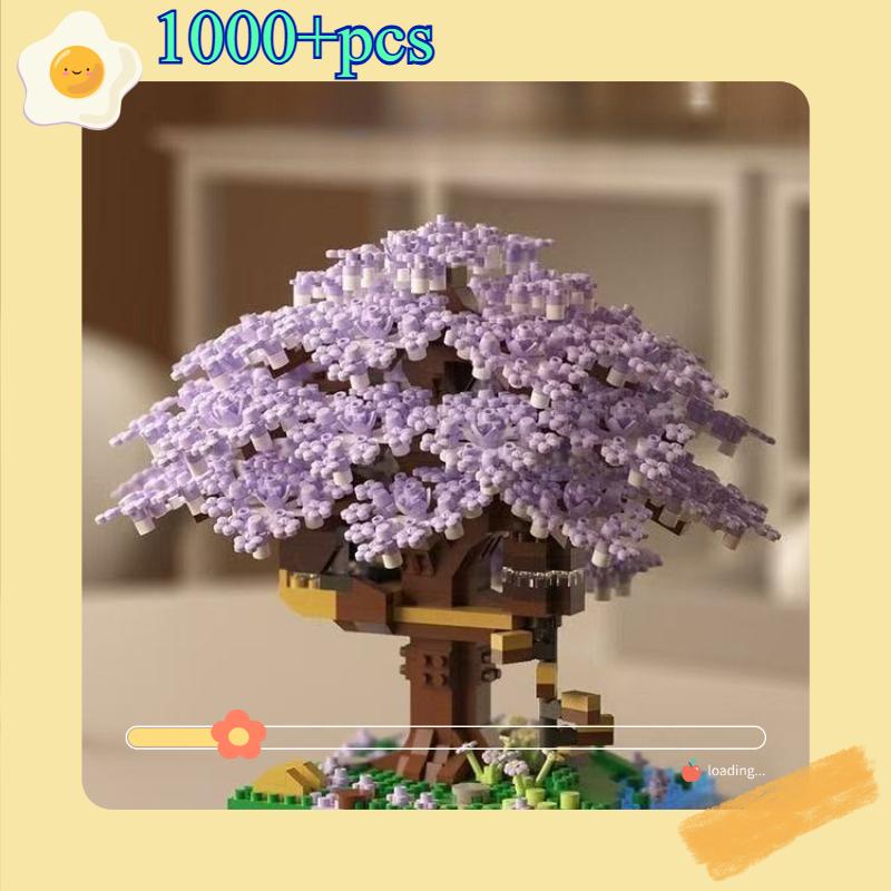 Pink Romantic Cherry Blossom Treehouse Mini Particles Building Blocks Diy Purple Tree House Brick Toy Kids Girls Christmas Gifts
Pink Romantic Cherry Blossom Treehouse Mini Particles Building Blocks Diy Purple Tree House Brick Toy Kids Girls Christmas Gifts