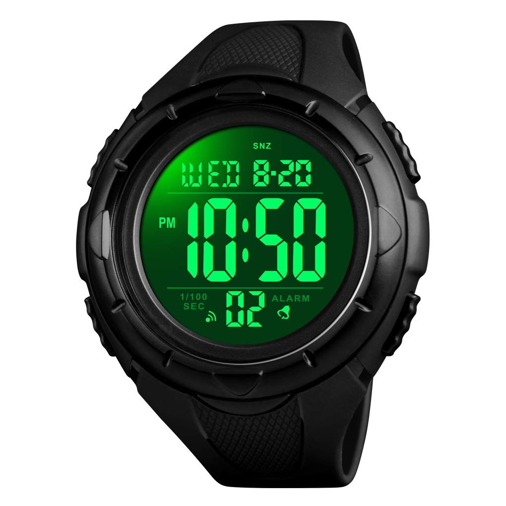 Цифровые часы Timever, водонепроницаемые, мужские спортивные, наручные часы, многофункциональные, секундомер, будильник, для отдыха на природе, светодиодные часы, спортивные часы, крупный текст, легко
Цифровые часы Timever, водонепроницаемые, мужские спортивные, наручные часы, многофункциональные, секундомер, будильник, для отдыха на природе, светодиодные часы, спортивные часы, крупный текст, легко