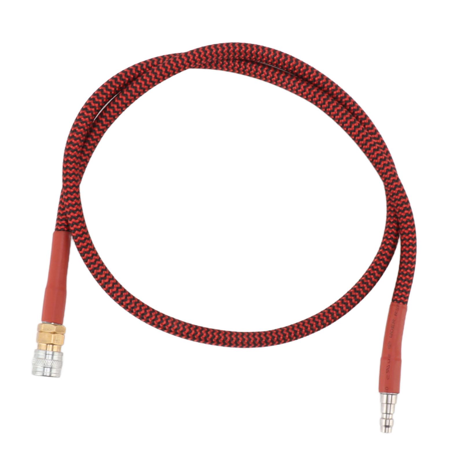 8mm CO2 Filling Bottle Hose 36inch Low Pressure Hose Strong Sealing Red Black Wrapped Hose for CO2
8mm CO2 Filling Bottle Hose 36inch Low Pressure Hose Strong Sealing Red Black Wrapped Hose for CO2