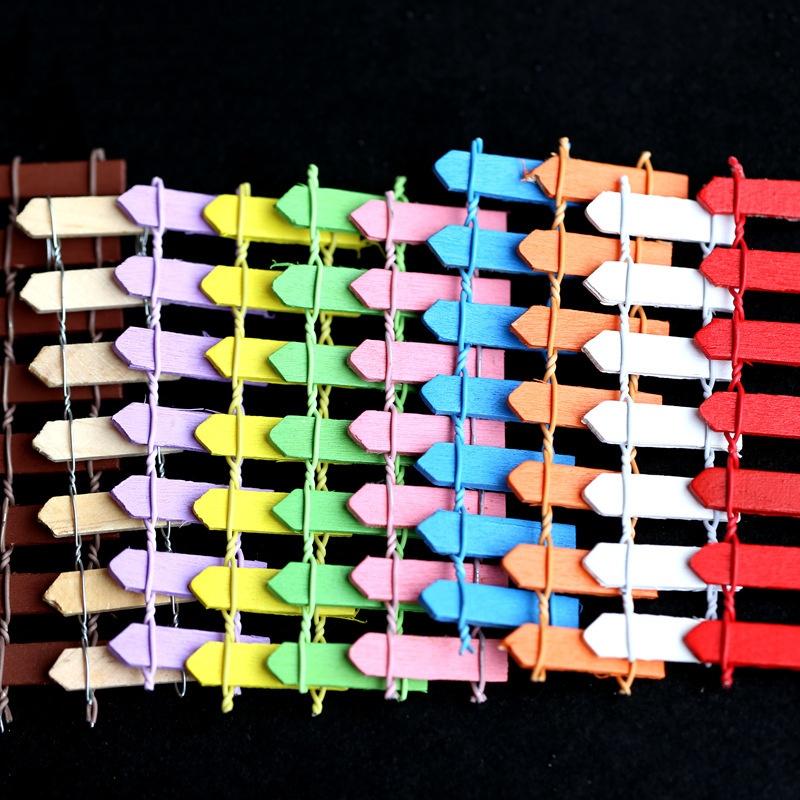 9.5*3cm Mini Wooden Fence DIY Miniature Fairy Garden Wood Barrier Dollhouse Showcase Craft Home Decor Garden Accessories
9.5*3cm Mini Wooden Fence DIY Miniature Fairy Garden Wood Barrier Dollhouse Showcase Craft Home Decor Garden Accessories