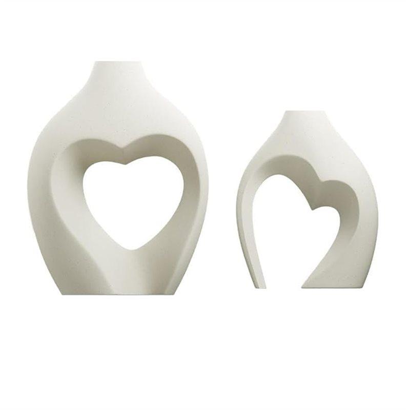 White Vases For Decor- Minimalist Design 2Pcs Vase For Table Centerpiece For Wedding Dining Living Room Office House
White Vases For Decor- Minimalist Design 2Pcs Vase For Table Centerpiece For Wedding Dining Living Room Office House