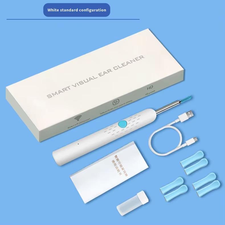 Hd Ear Cleaner Featuring Camera Otoscope Ear Wax Removal Tool Set Earpick Endoscope Ear Cleaning Set For Personal Wellness Health Health Care білий
Hd Ear Cleaner Featuring Camera Otoscope Ear Wax Removal Tool Set Earpick Endoscope Ear Cleaning Set For Personal Wellness Health Health Care білий