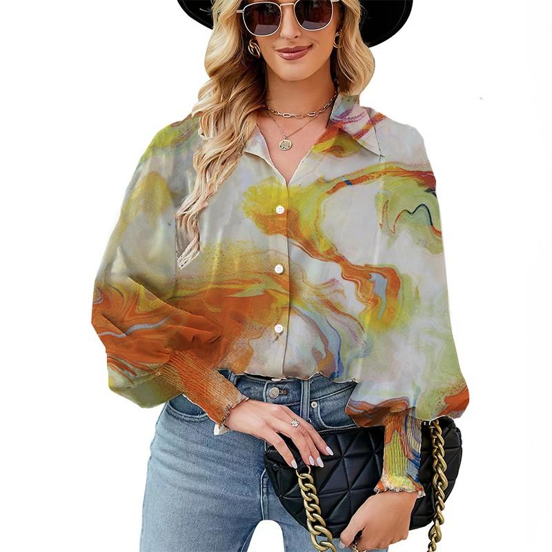 Tie Dye Print Women s Balloon Sleeves Comfortable Shirt Loose Casual Commuter Streetwear Top
Tie Dye Print Women s Balloon Sleeves Comfortable Shirt Loose Casual Commuter Streetwear Top