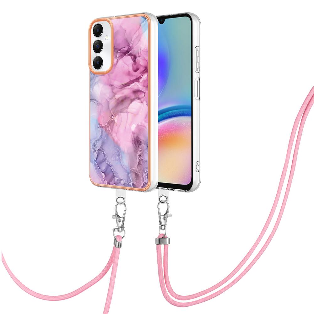YB IMD Series-18 Style E for Samsung Galaxy A05s 4G Cell Phone Case Marble Pattern TPU Cover with Lanyard Rose
YB IMD Series-18 Style E for Samsung Galaxy A05s 4G Cell Phone Case Marble Pattern TPU Cover with Lanyard Rose