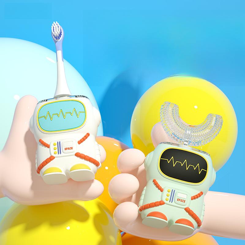 Cartoon Astronaut Silicone Soft Hair Astronaut Children s Special Toothbrush Electric Charging Model
Cartoon Astronaut Silicone Soft Hair Astronaut Children s Special Toothbrush Electric Charging Model