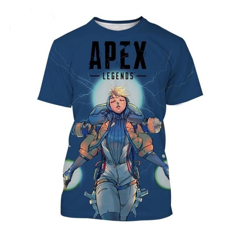 Модная футболка с 3D принтом Game APEX, мужская летняя модная повседневная футболка с короткими рукавами в стиле Харадзюку, уличная одежда больших размеров, топы с круглым вырезом
Модная футболка с 3D принтом Game APEX, мужская летняя модная повседневная футболка с короткими рукавами в стиле Харадзюку, уличная одежда больших размеров, топы с круглым вырезом