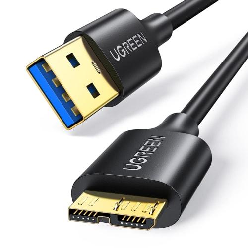 Кабель UGREEN USB3.0 MicroB USB тип A папа - Micro тип B папа высокоскоростнойПередача и быстрая зарядка совместимы с внешним жестким диском SSD Blu-ray BD Dr
Кабель UGREEN USB3.0 MicroB USB тип A папа - Micro тип B папа высокоскоростнойПередача и быстрая зарядка совместимы с внешним жестким диском SSD Blu-ray BD Dr