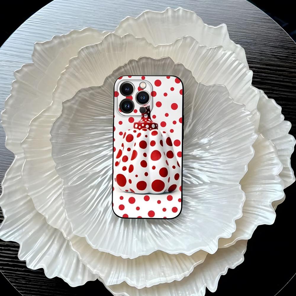 Yayoi Kusama Art Phone Case For IPhone 17 Air 16 15 14 12 13 11 Pro Max Mini X XR XS Max 7 8 Plus Black Silicon Cover iPhone15 Pro
Yayoi Kusama Art Phone Case For IPhone 17 Air 16 15 14 12 13 11 Pro Max Mini X XR XS Max 7 8 Plus Black Silicon Cover iPhone15 Pro