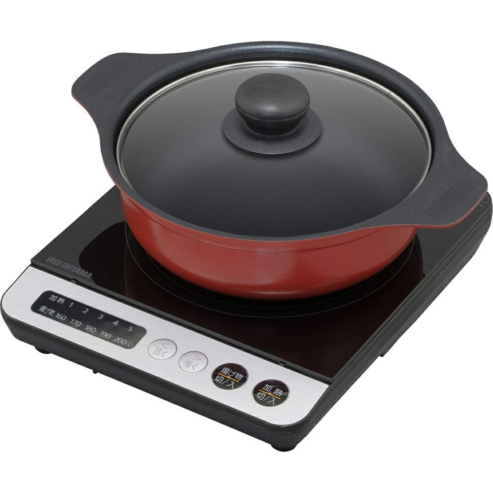 IRIS OHYAMA Electric IH Stove & Pot Set (1000W) IHKP-3620B/R (BLACK & RED)Japan Domestic Genuine ProductsShips from Japan
IRIS OHYAMA Electric IH Stove & Pot Set (1000W) IHKP-3620B/R (BLACK & RED)Japan Domestic Genuine ProductsShips from Japan