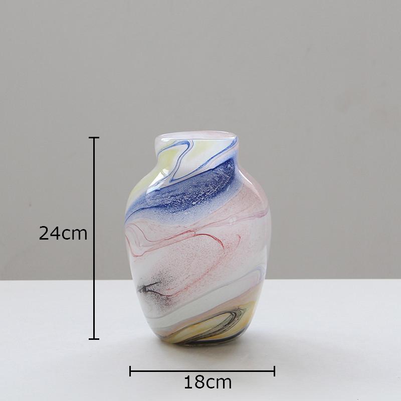 Colorful Rock Texture Glass Vase Hydroponics Plant Pots Table Decoration Flowers Arrangement Floral Vases Room Aesthetic Decor
Colorful Rock Texture Glass Vase Hydroponics Plant Pots Table Decoration Flowers Arrangement Floral Vases Room Aesthetic Decor