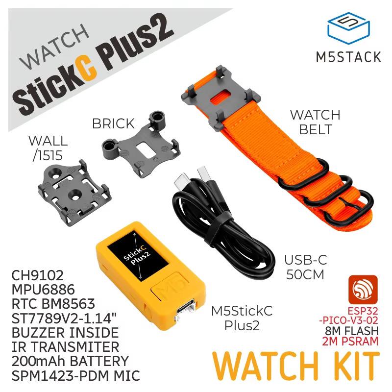 Плата розробки IoT M5StickC Plus2 з набором для годинника - ESP32 Cross-Border AU Standard
Плата розробки IoT M5StickC Plus2 з набором для годинника - ESP32 Cross-Border AU Standard